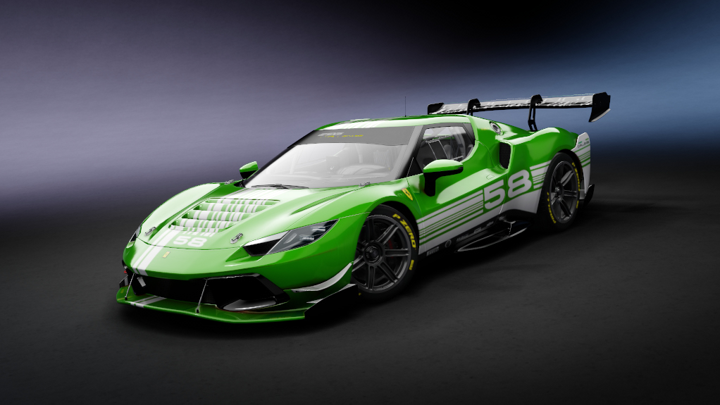 Ferrari 296 Cup TPRS, skin 58