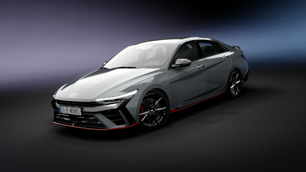 Hyundai Elantra N Tuned, skin Cyber_Gray_Metallic