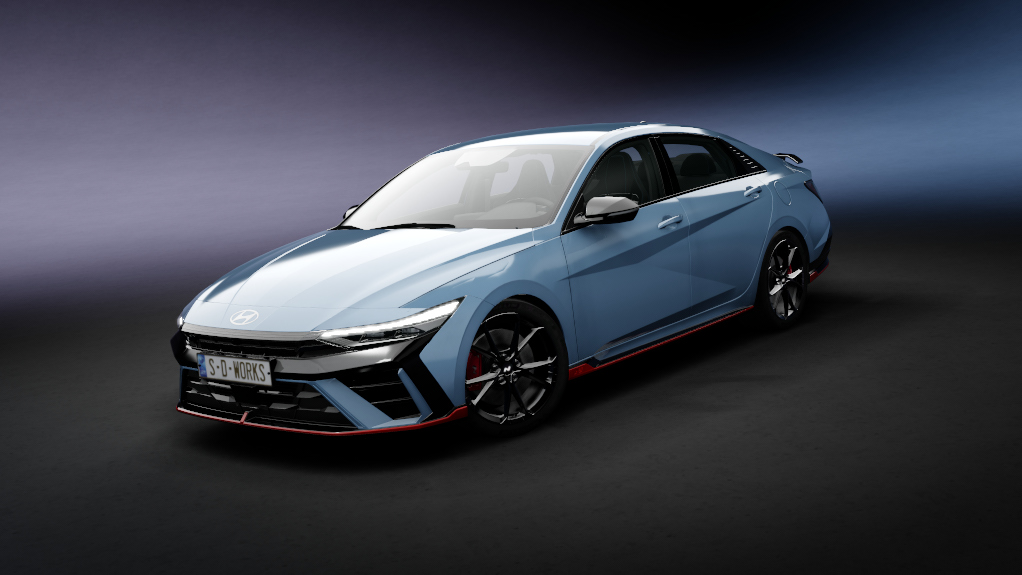 Hyundai Elantra N Tuned, skin Performance_Blue