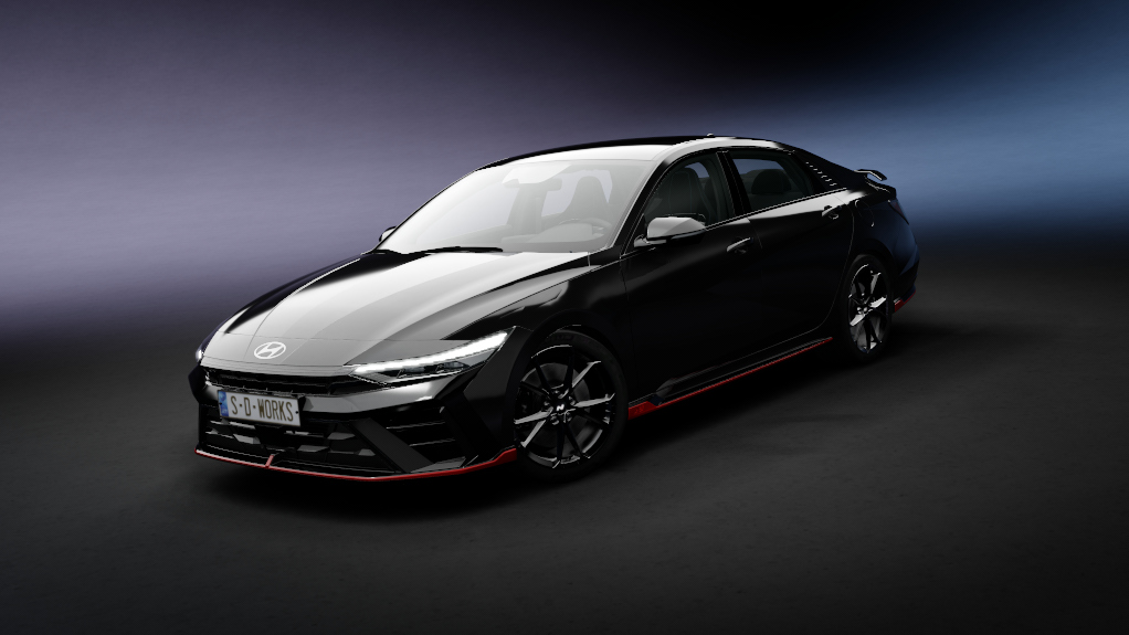 Hyundai Elantra N Tuned, skin Urbis_Black_Pearl
