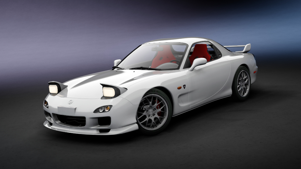 Mazda RX-7 Spirit R LHD, skin 01_pure_white
