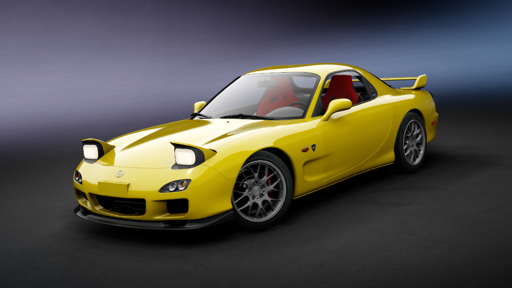 Mazda RX-7 Spirit R LHD, skin 09_competition_yellow_b