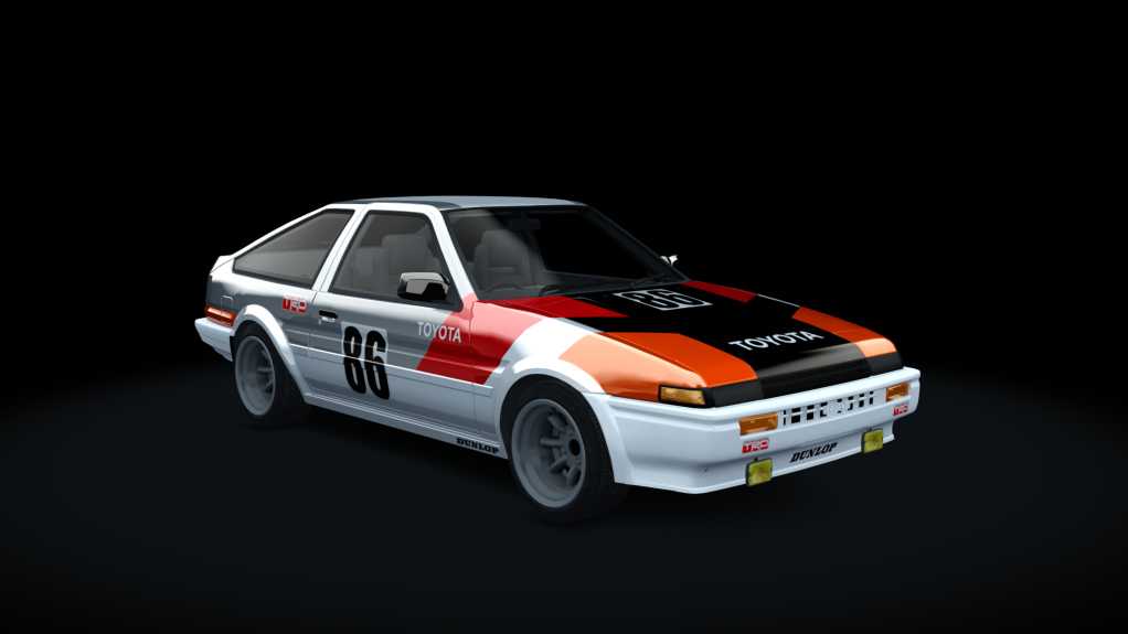 Toyota AE86 TRSC, skin 04_trd_86