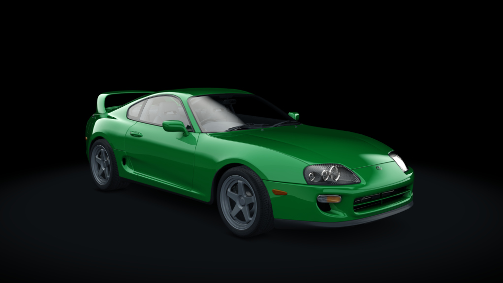 Toyota Supra MKIV TRSC, skin 01_dark_green_pearl_met