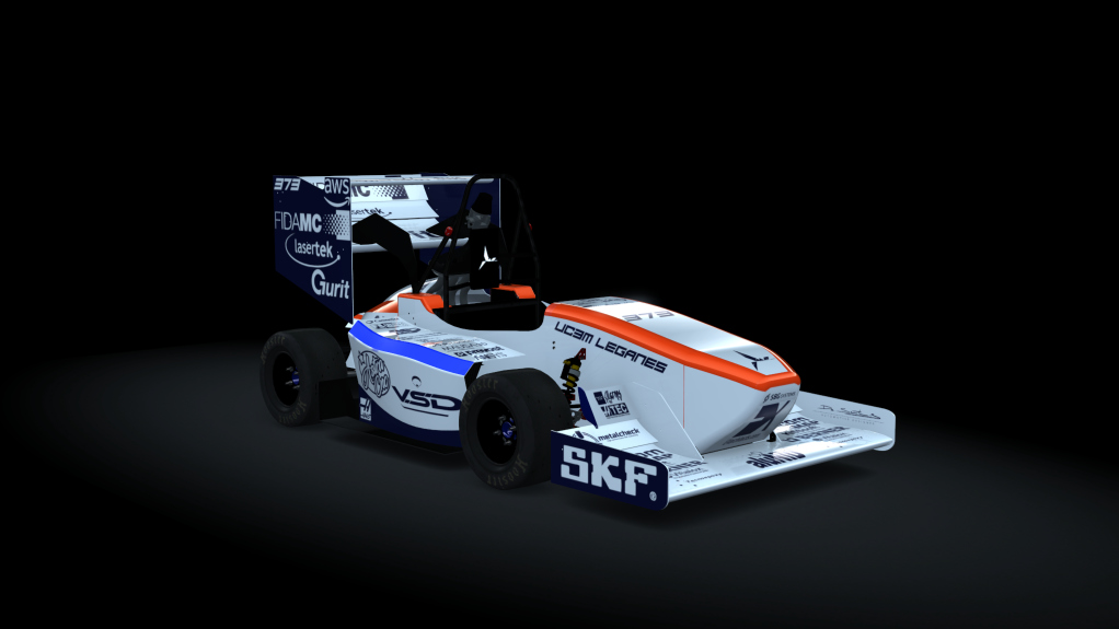 MAD Formula Team MFTC3, skin 3_White