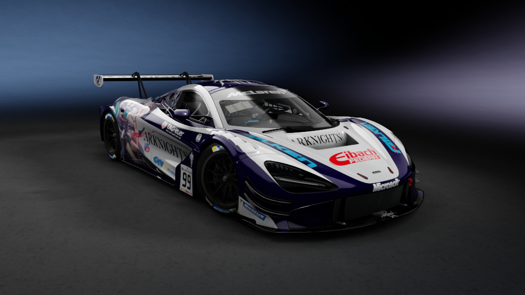 McLaren 720S EVO DTM 2025, skin arknights