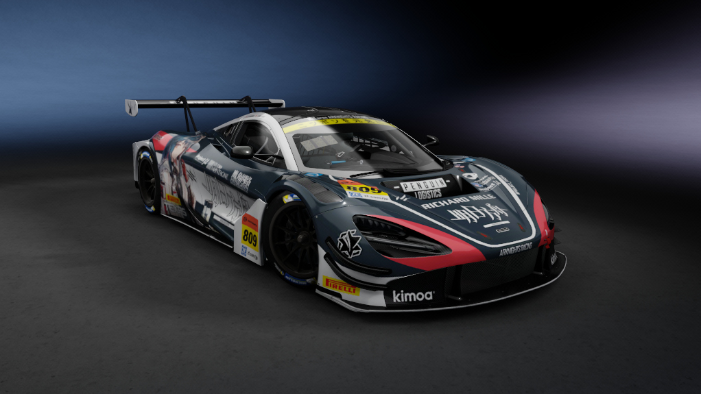 McLaren 720S EVO DTM 2025, skin arknights_texas