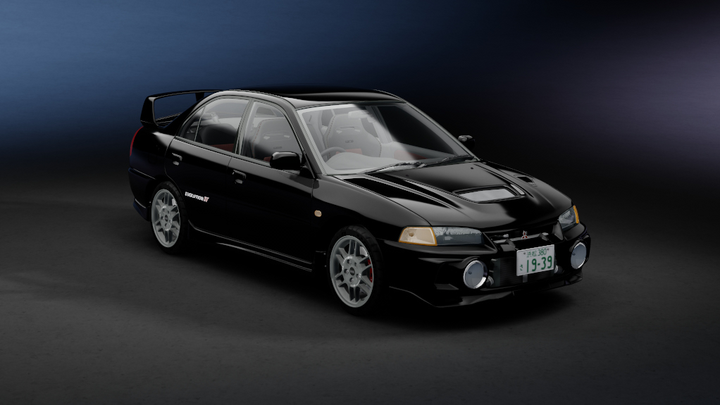 Mitsubishi Lancer EVO IV JDM, skin 2_Pyrenees_Black