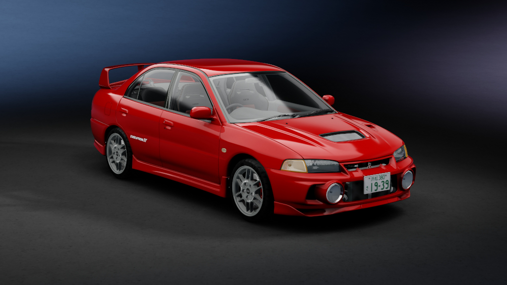 Mitsubishi Lancer EVO IV JDM, skin 3_Palma_Red