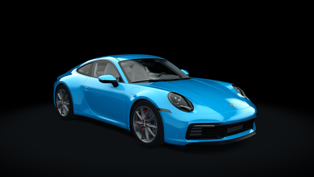 Porsche 992 Carrera S Manual, skin 07_miami_blue