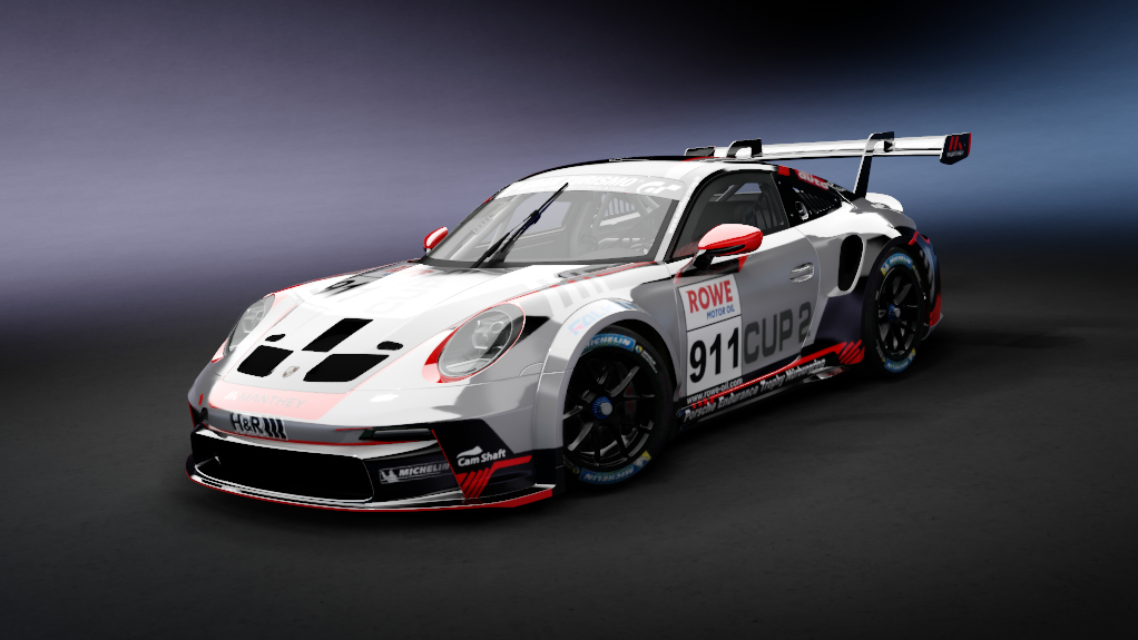 Porsche 992 GT3 Cup TPRS, skin VLN DARCHE 911 GT3 CUP 2