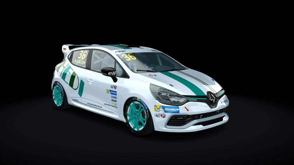 Renault Clio CUP, skin clio_CALCUM