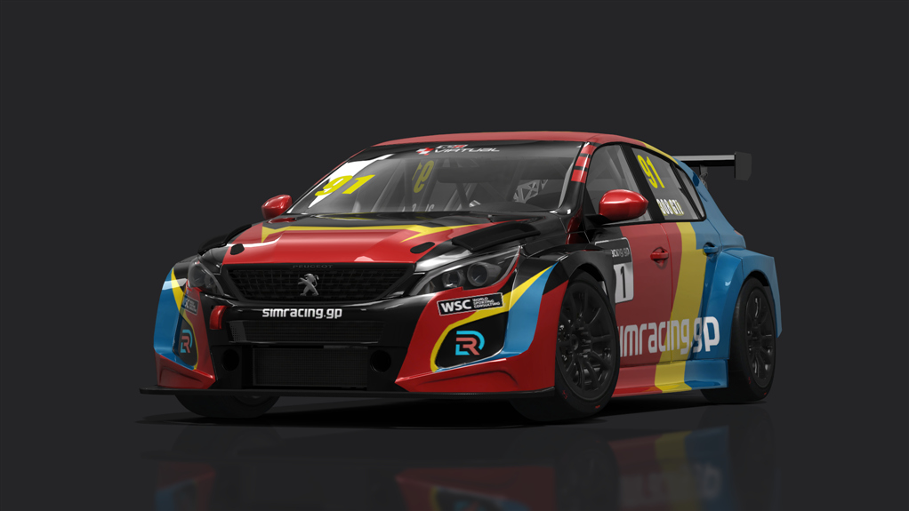 Peugeot 308 TCR, skin 91_Peugeot_308_fantasy