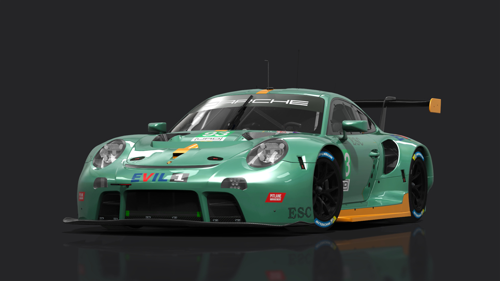 Porsche 911 RSR 2021 TREC, skin 93LM